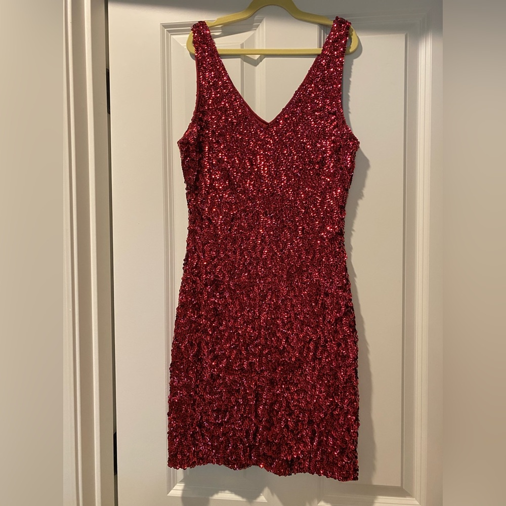 Pretty Guide Womens Small Sequin Dress